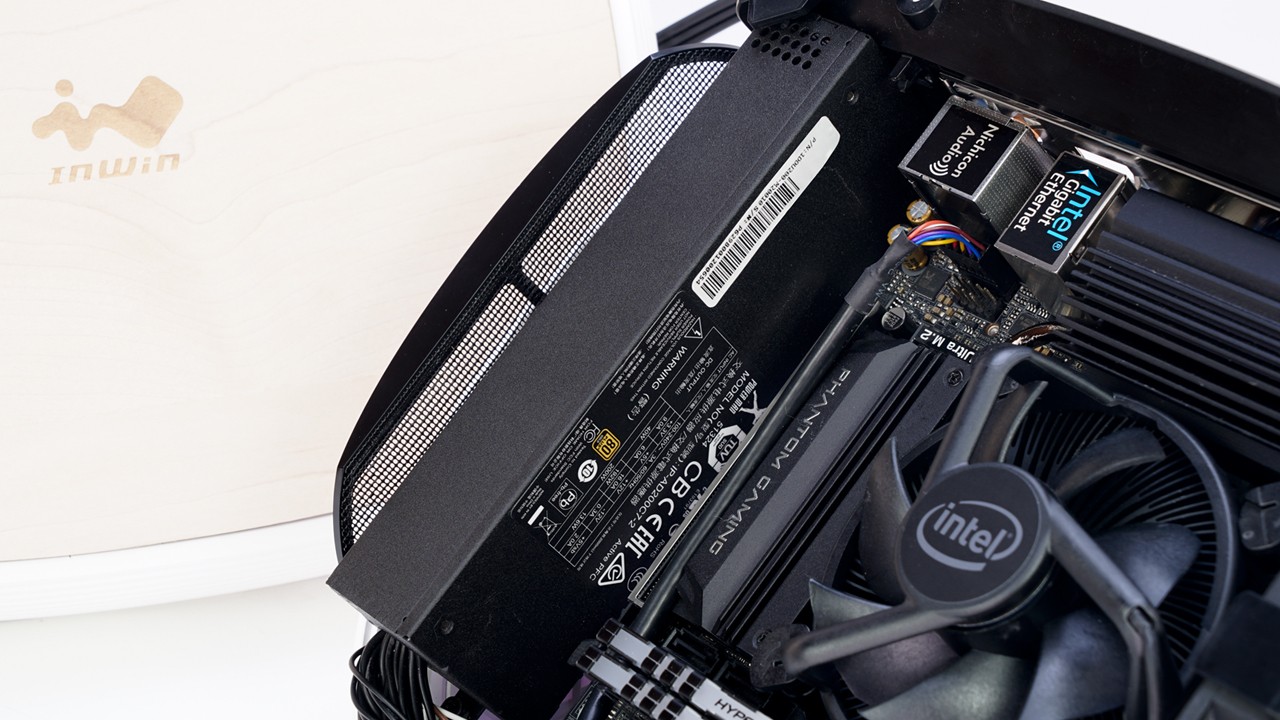 B1PW MINI ITX CASE W/200W GOLD PURE WHITE thumbnail 9