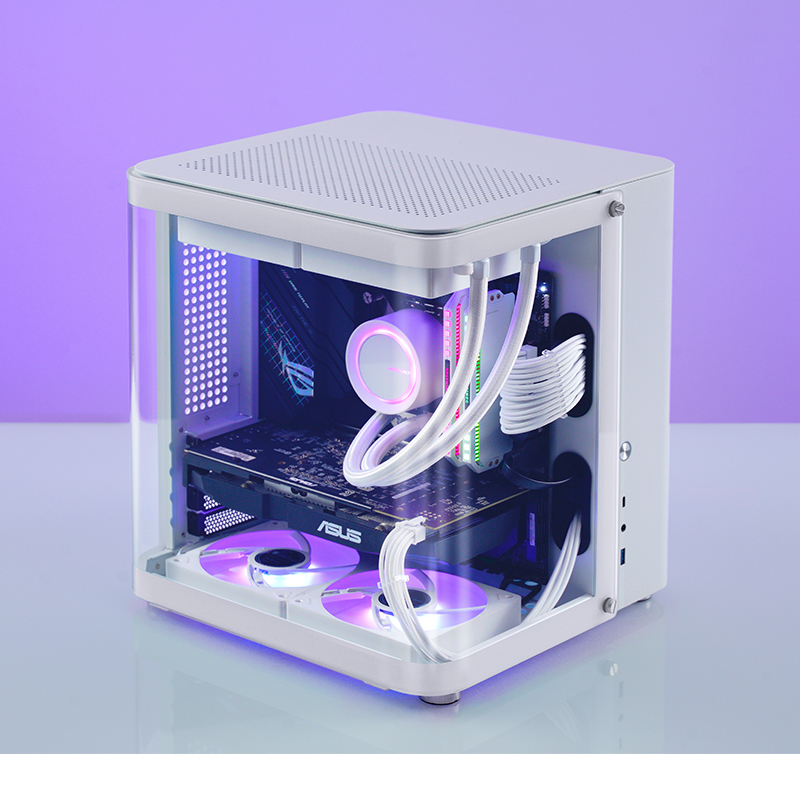 TK-1 MATX CASE W/WINDOWS WHITE