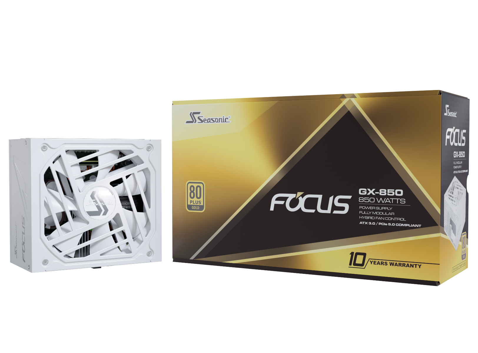 FOCUS 80 PLUS GOLD GX850-ATX3.0 WHITE