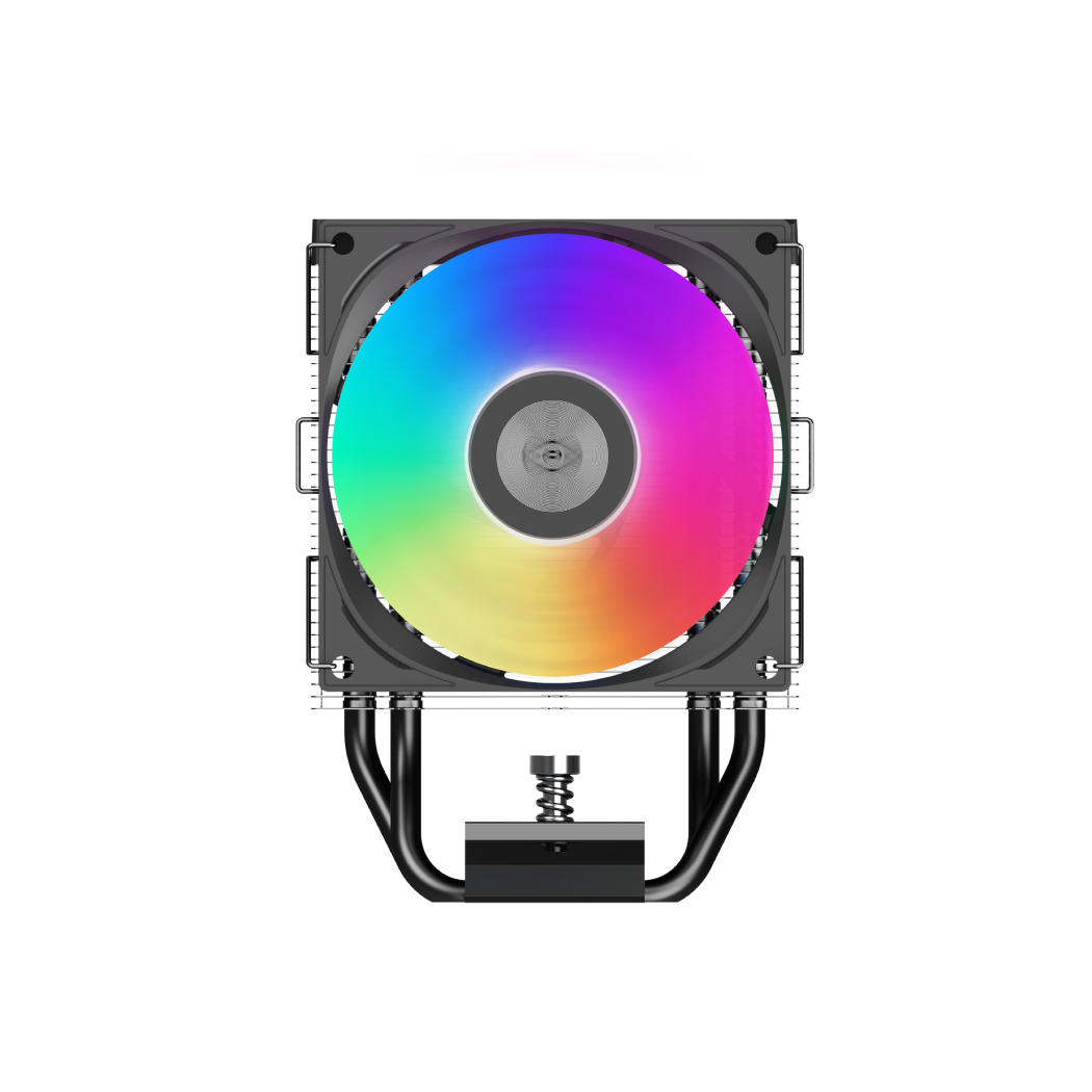 R400 ARGB HIGH PERFORMANCE CPU COOLER BLACK thumbnail 2