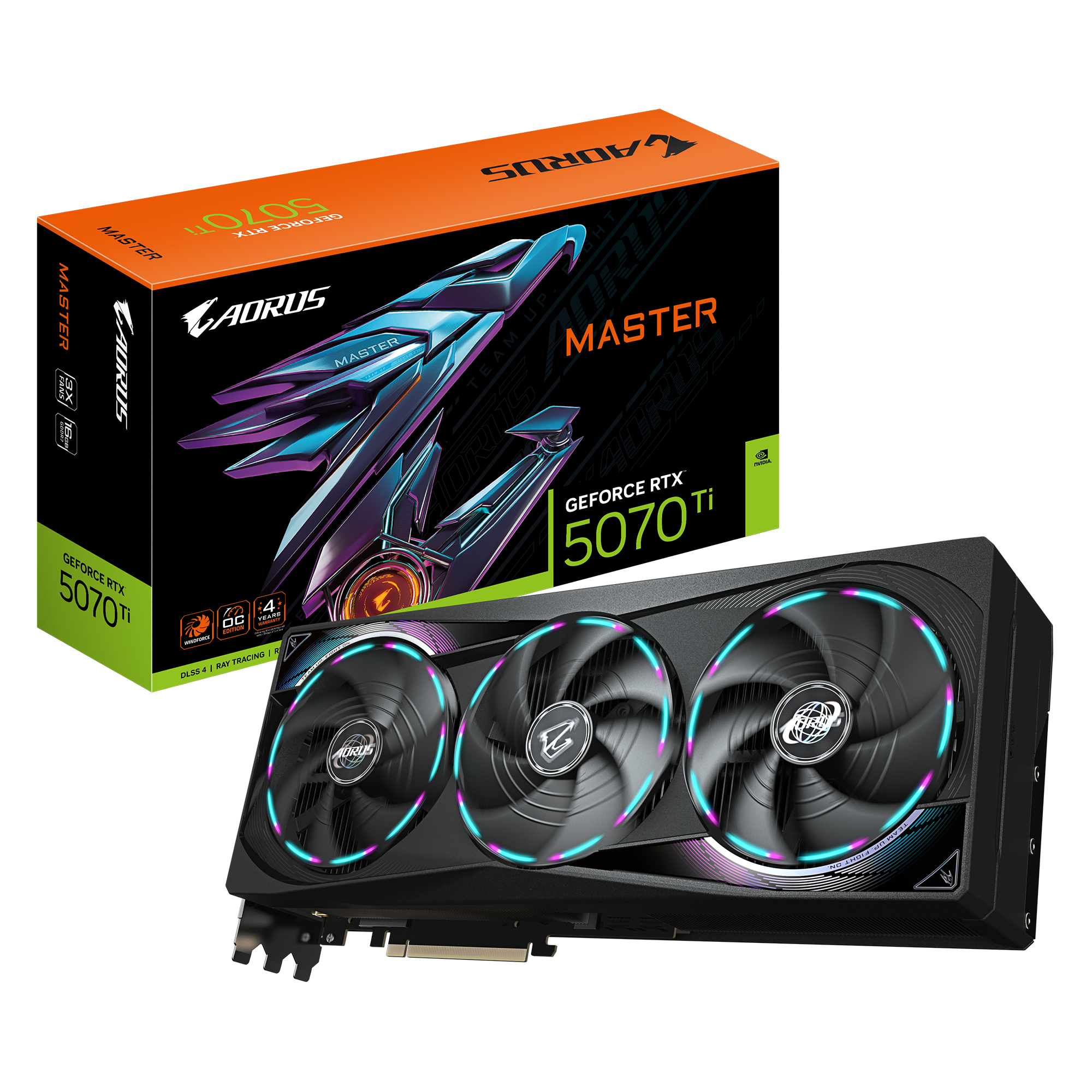 RTX5070TI AORUS MASTER 16GB GDDR7