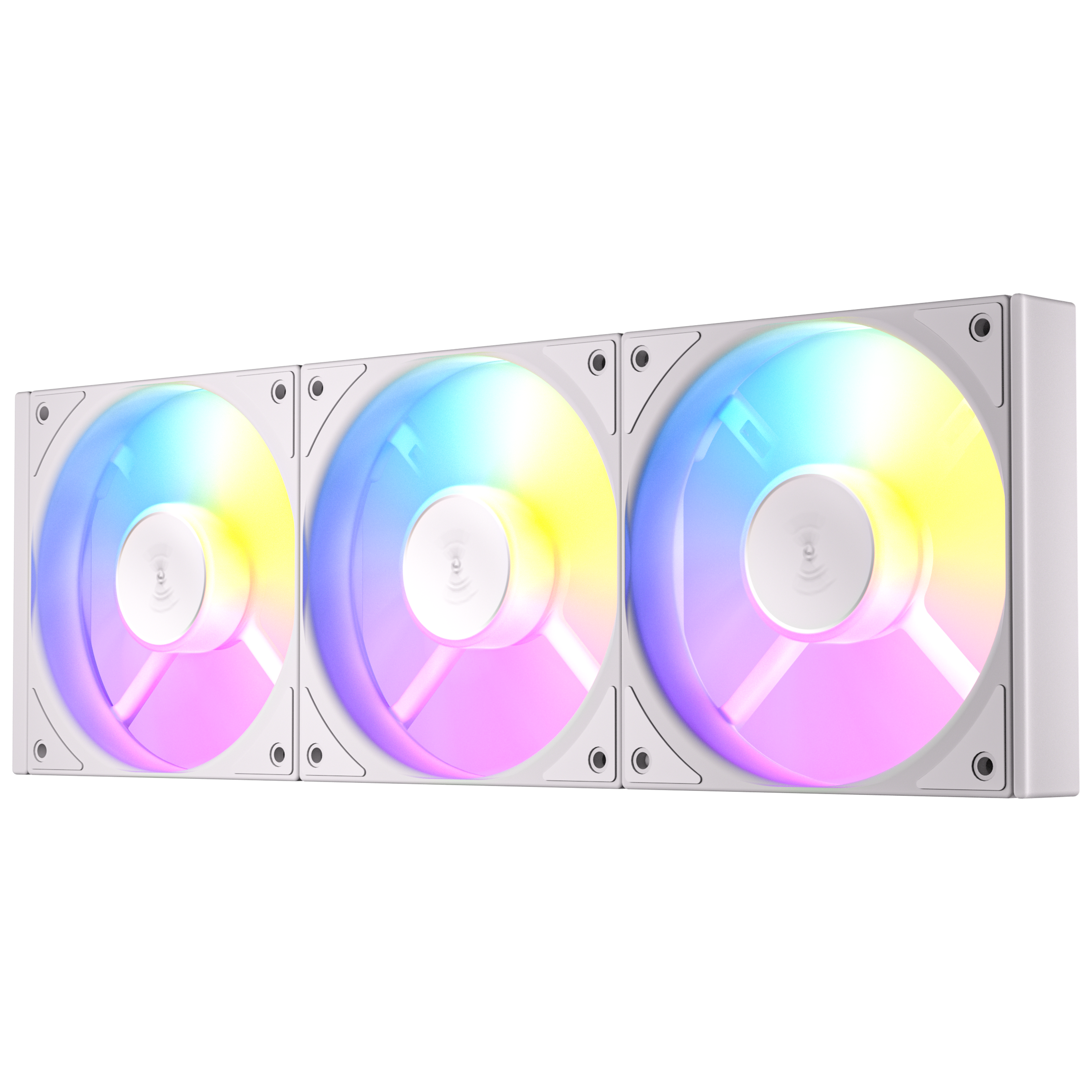 CONNECT 120 ARGB REVERSE FANS WHITE (3-PACK)