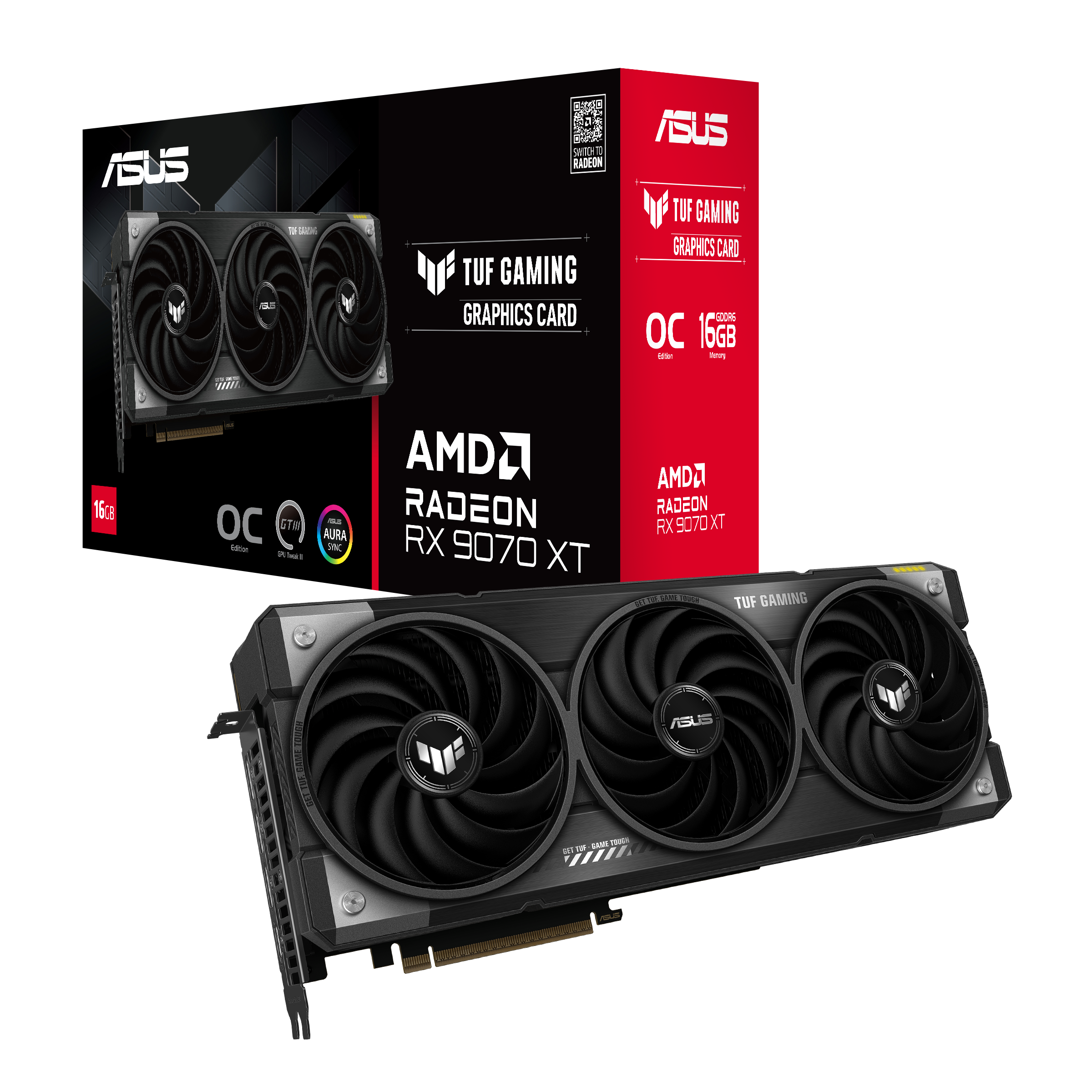 TUF GAMING RX9070XT OC 16GB GDDR6