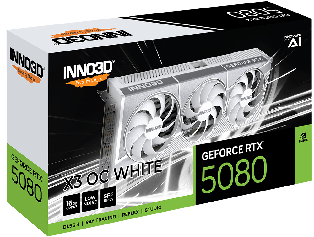 RTX5080 X3 OC 16GB GDDR7 WHITE