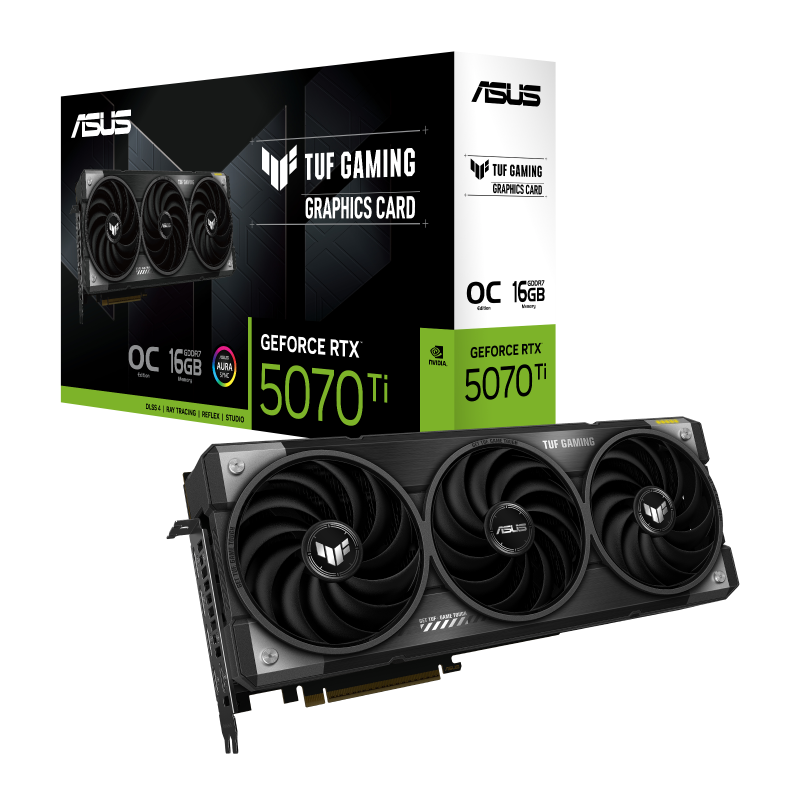 TUF GAMING RTX5070TI OC 16GB GDDR7 WHITE