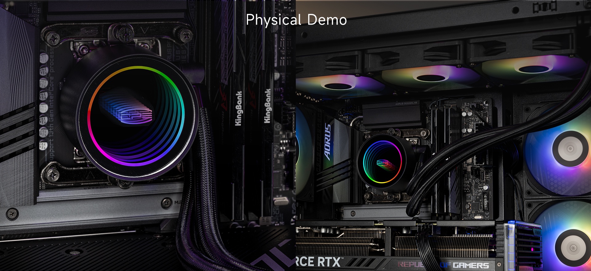 DA360 ARGB HIGH PERFORMANCE AIO CPU COOLING BLACK thumbnail 3